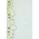 Декор Бергамо D1 зеленый 200x300